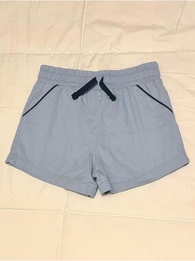 Boys Light Blue Cadets Elastic-Waist Shorts